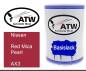 Preview: Nissan, Red Mica Pearl, AX3: 500ml Lackdose, von ATW Autoteile West.